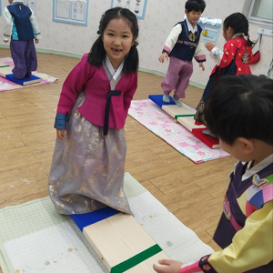 민속놀이 제품 널뛰기 구입 후 행사 취소로 저렴하게 판매 중입니다. (새제품) 이미지