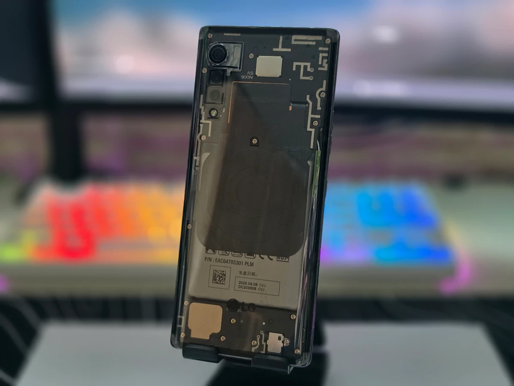 LG 벨벳 오로라 그레이 A급 이미지