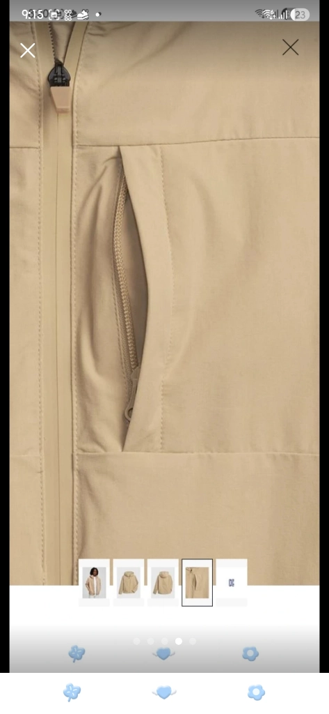 (새옷) GAP 키즈 베이지 후드 자켓 XXL(152~157cm) 이미지