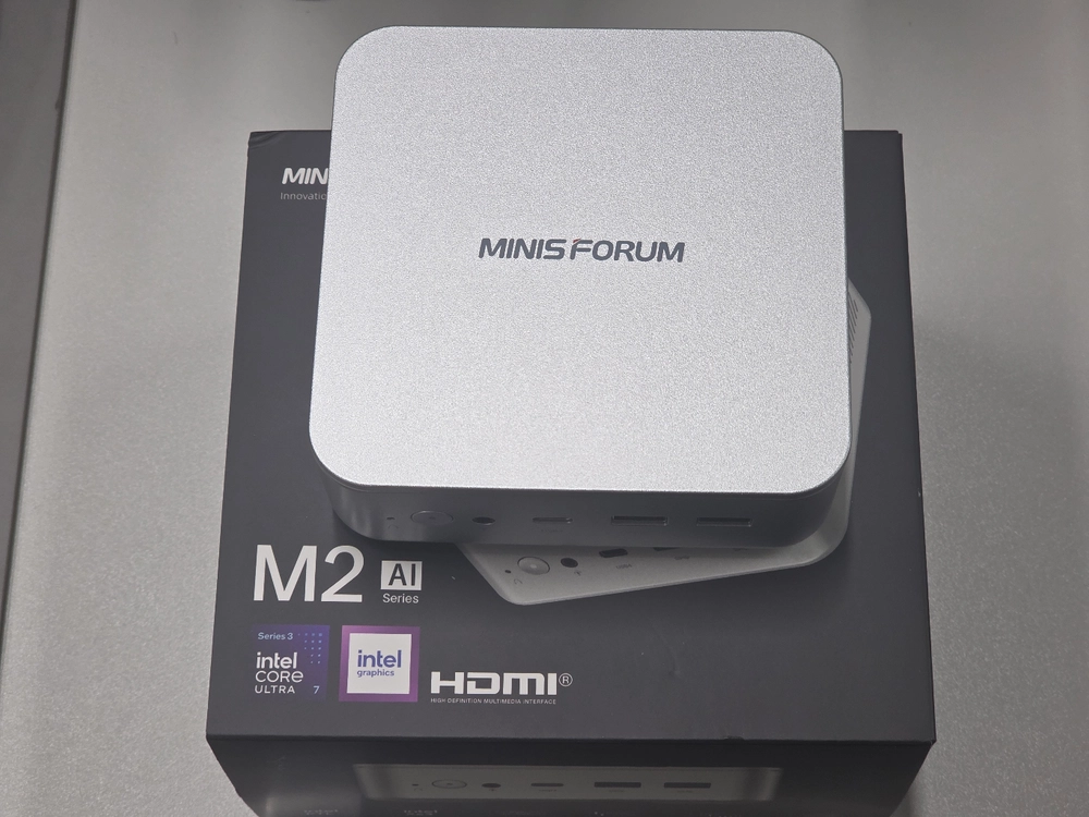 미니스포럼 M2 AI 미니 PC 인텔 팬서레이크 356H DDR5 32GB 1TB SSD 판매 - 안심되는 중고거래