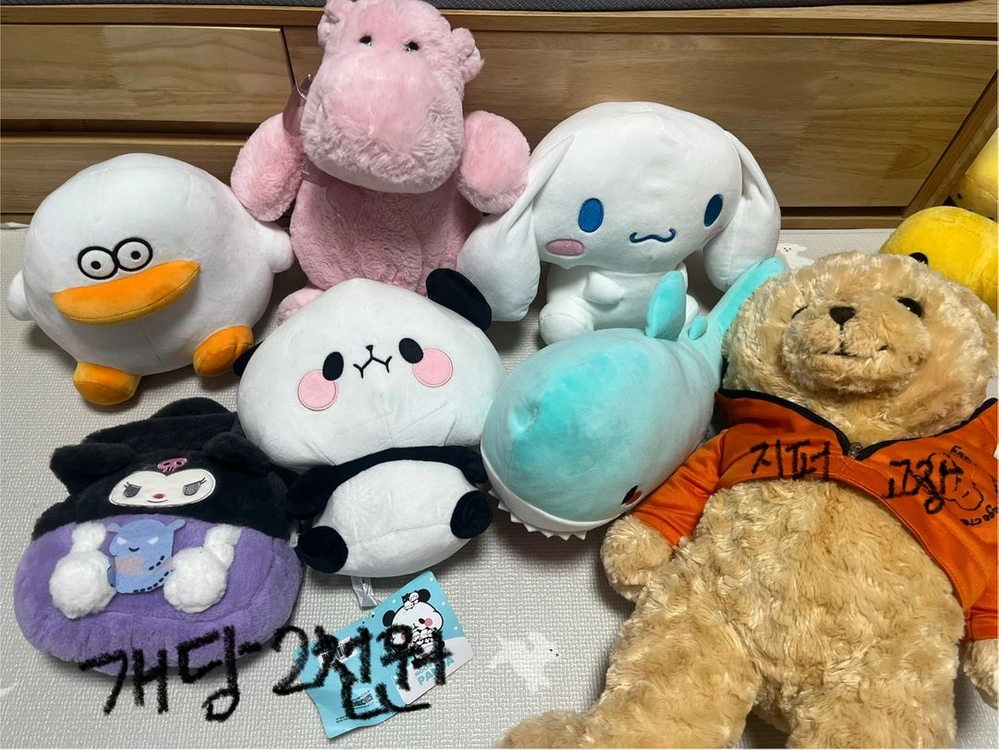 인형(농담곰, 어피치, 산리오, 포켓몬 등) 이미지