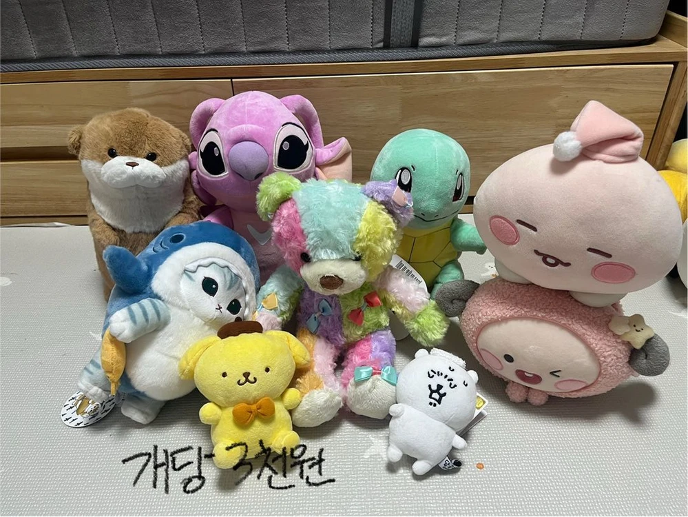 인형(농담곰, 어피치, 산리오, 포켓몬 등) 이미지