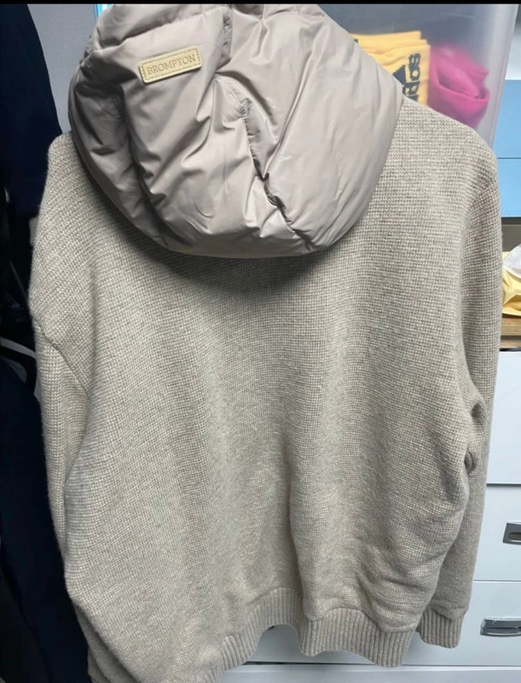 브롬톤런던 HYBRID HOODED DOWN - BEIGE XL 이미지