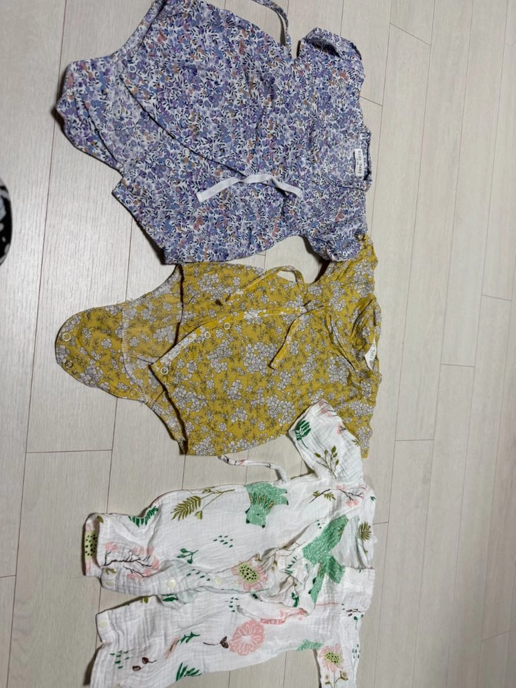 아기 바디수트 70 75 80 베냇저고리 등 이미지