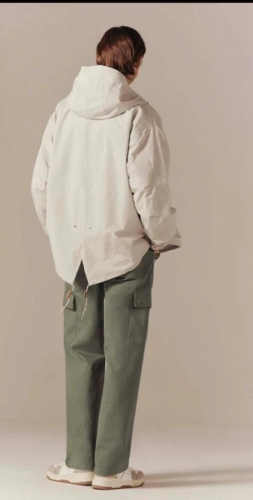 지오다노 후드 자켓 M 아이보리 이미지