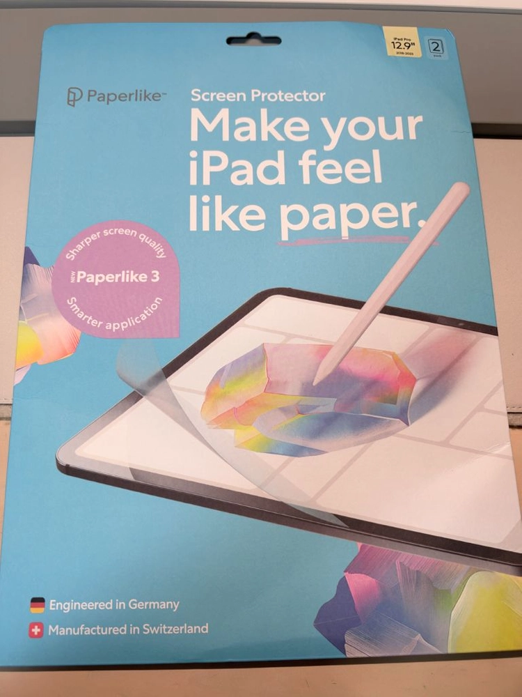 페이퍼라이크 3(Paperlike 3) 아이패드 프로 12.9인치용 종이질감 필름 이미지