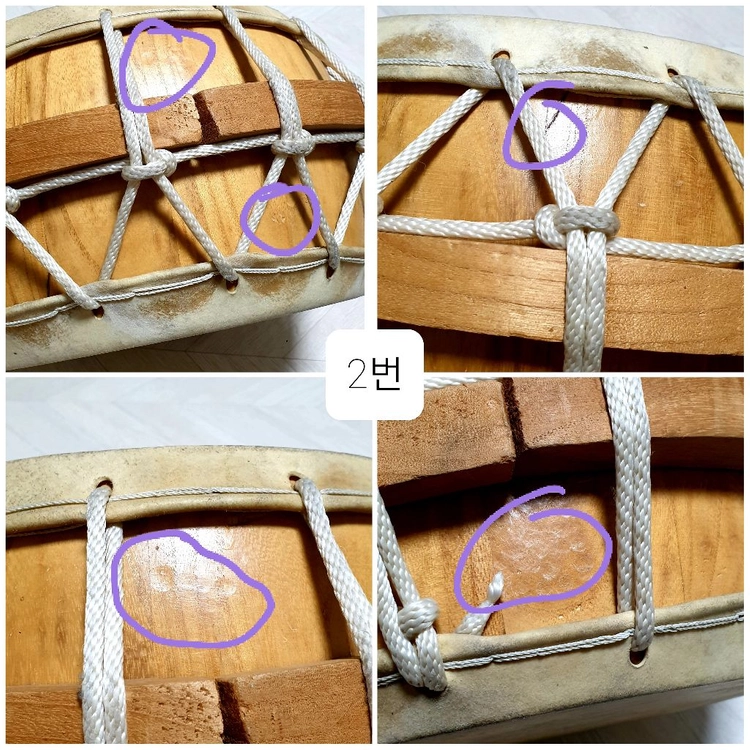 전통 북 세트 2번(입문,연습용,국악,풍물,사물,농악,난타) 이미지