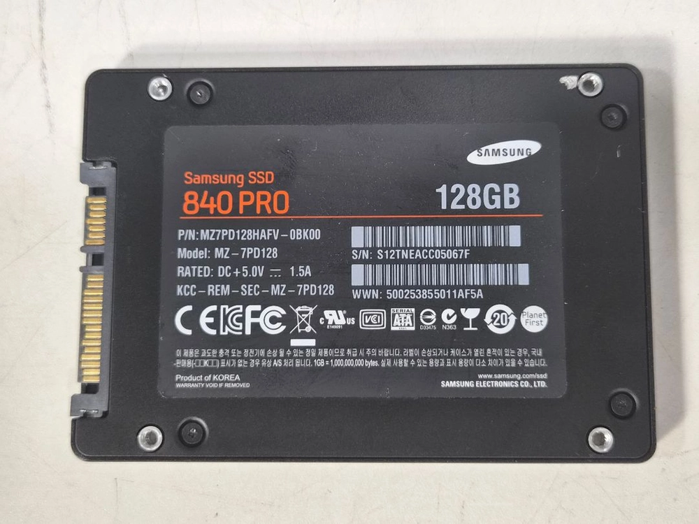 삼성 SSD 840 PRO 128GB (2.5인치 SATA / MLC) 이미지
