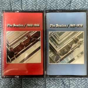 [희귀] EU 발매반 비틀즈 1962-1966 RED & 1967-1970 BLUE 카세트 테이프 Beatles 이미지
