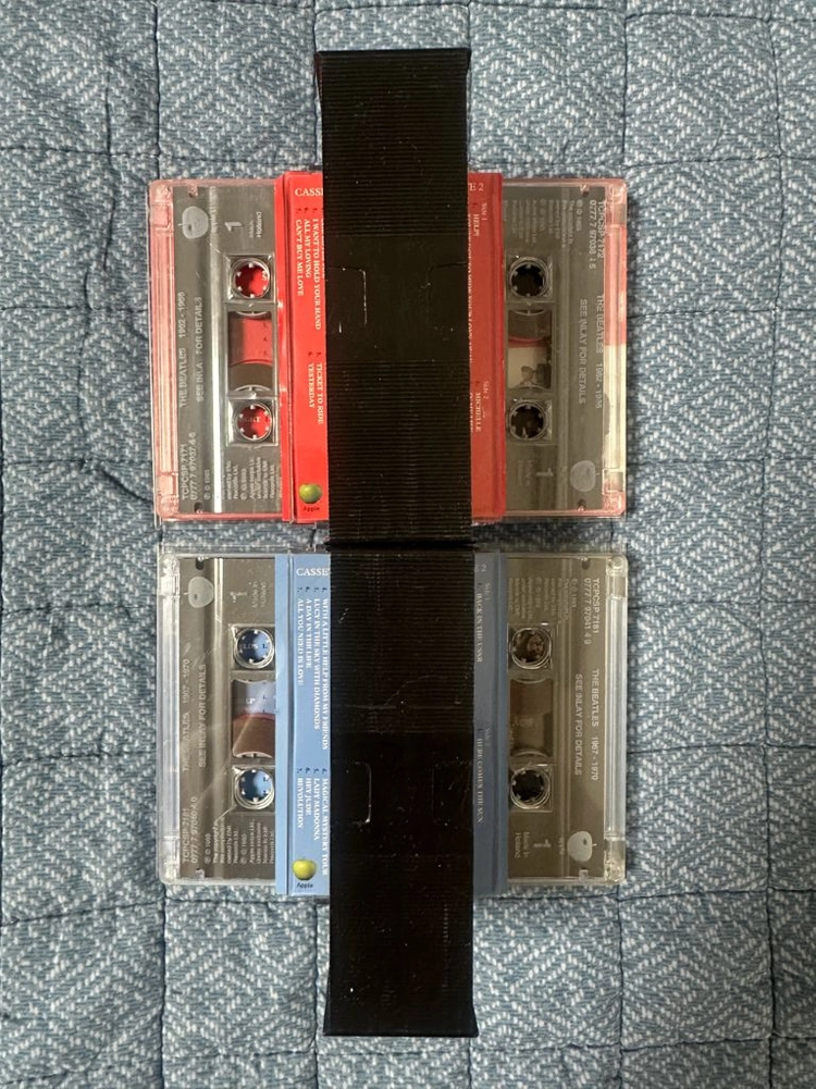 [희귀] EU 발매반 비틀즈 1962-1966 RED & 1967-1970 BLUE 카세트 테이프 Beatles 이미지