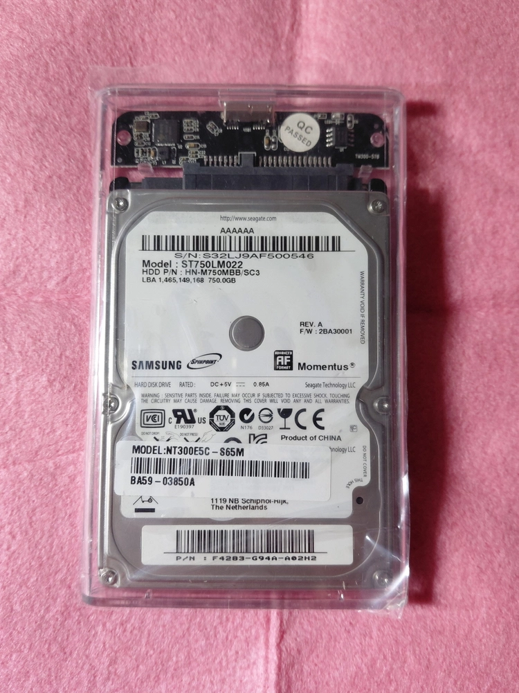 외장하드, 삼성HDD 750GB USB3.0 이미지