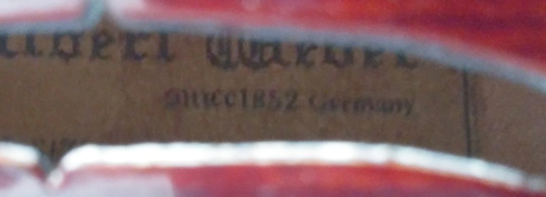 고급 와인색 초특급 1/2 Albert Weber since 1852 Germany 1/2 바이올린 1/2 이미지