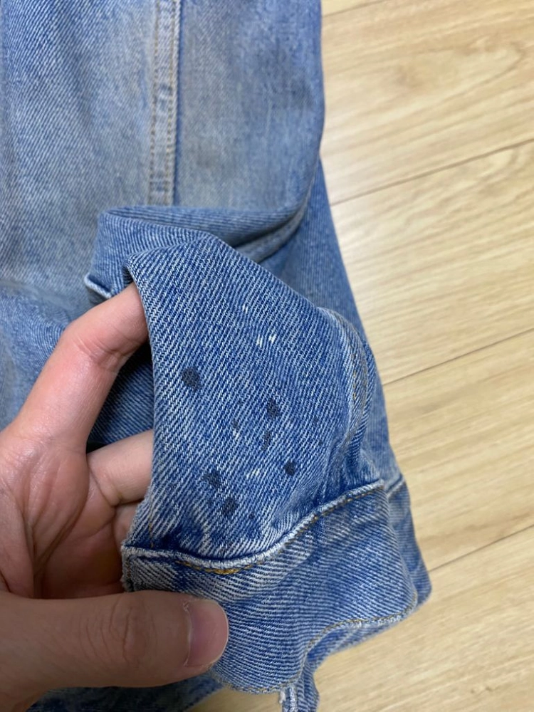 [S] 오프화이트 애로우 빈티지 워싱 데님 자켓 이미지