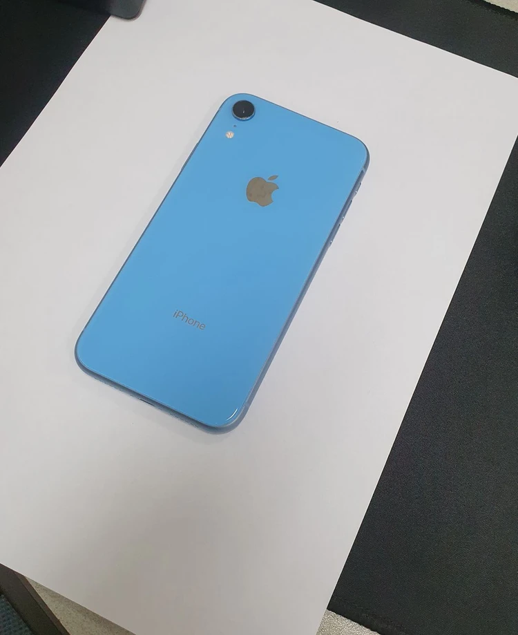 아이폰XR 64GB 블루 배터리100% 기능정상 중고폰 529469 이미지