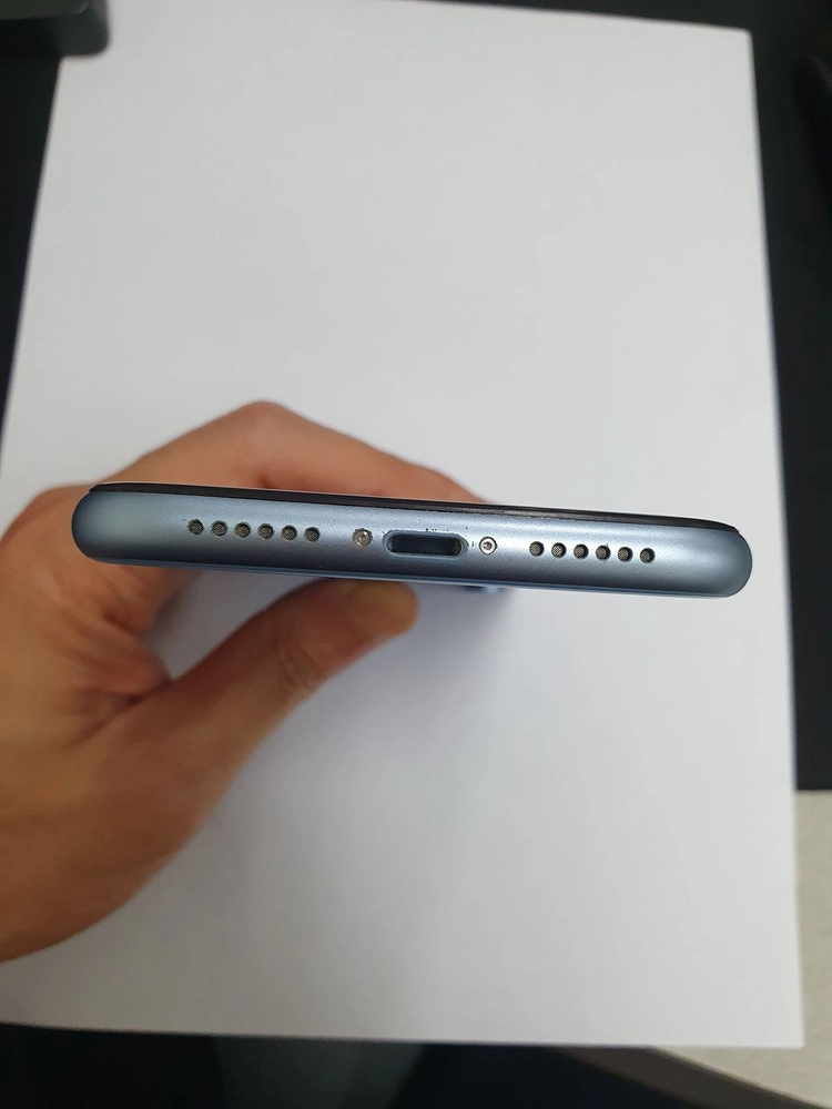 아이폰XR 64GB 블루 배터리100% 기능정상 중고폰 529469 이미지