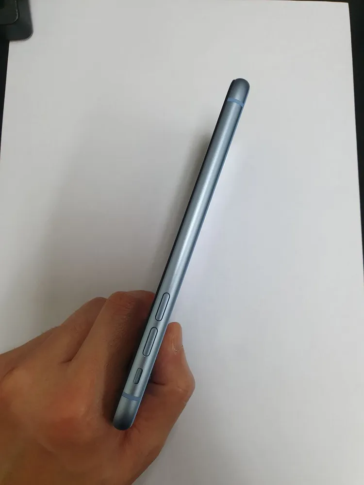 아이폰XR 64GB 블루 배터리100% 기능정상 중고폰 529469 이미지