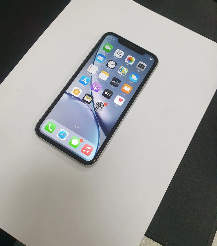 아이폰XR 128GB 화이트 배터리87% 기능정상 중고폰 527464 이미지