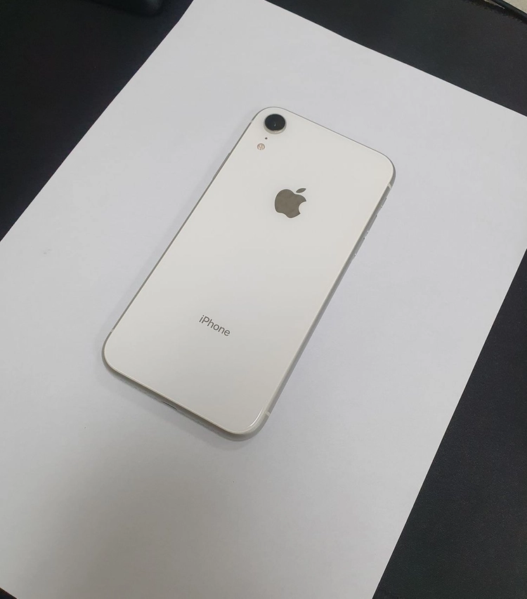 아이폰XR 128GB 화이트 배터리87% 기능정상 중고폰 527464 이미지