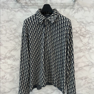 (3XL)디올 오블리크 코튼 니트 셔츠 이미지