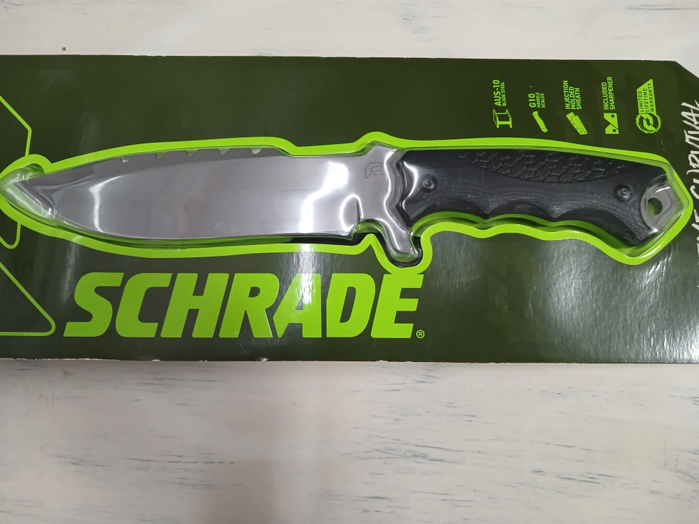 SCHRADE 나이프 특수부대 미군 텍티컬 산악 캠핑 수중 스쿠버 USA 네이비 델타포스 UDT 군용대검 군용 이미지