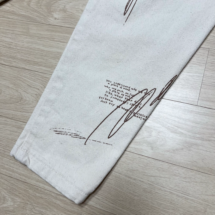 히로 드로잉 팬츠 130 이미지