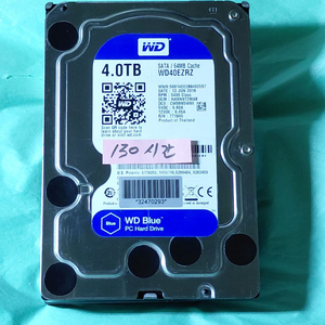 WD Blue HDD 4TB 5400/64M 130시간 이미지