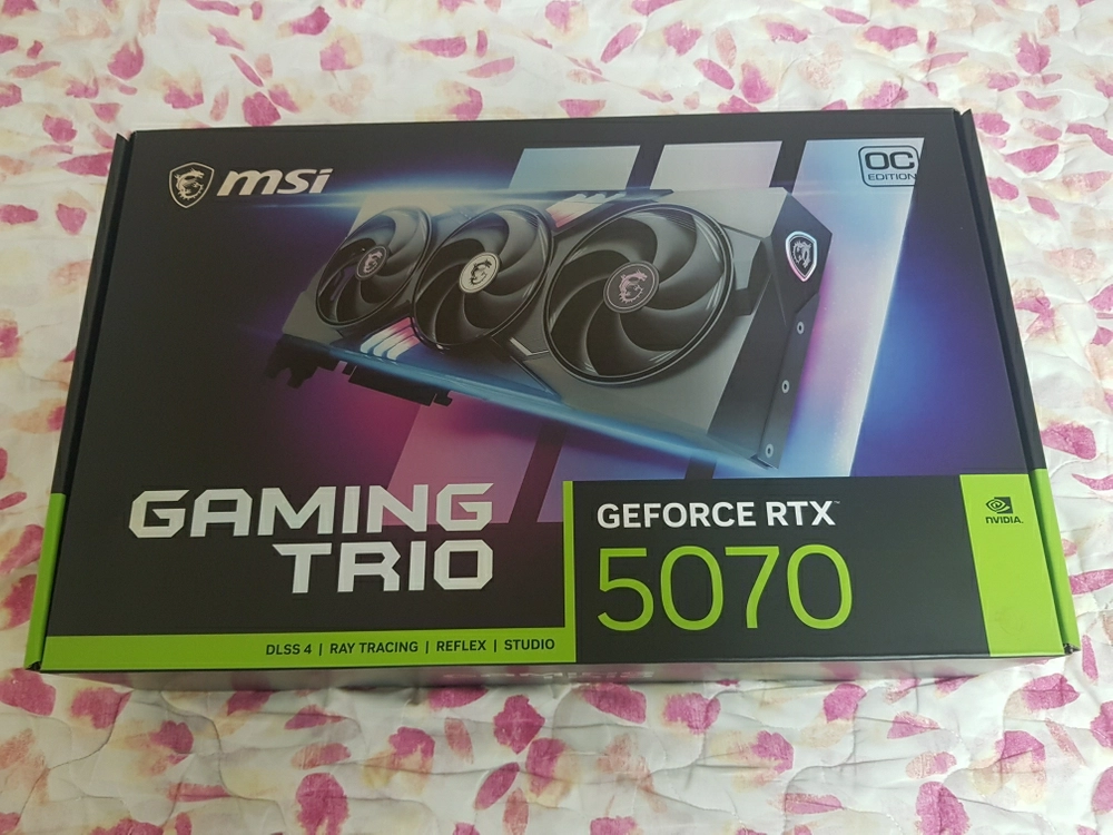 MSI RTX 5070 GAMING TRIO OC D7 12GB 미개봉 새제품 - 안심되는 중고거래