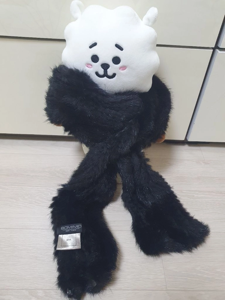 보미모 밍크 목도리 이미지