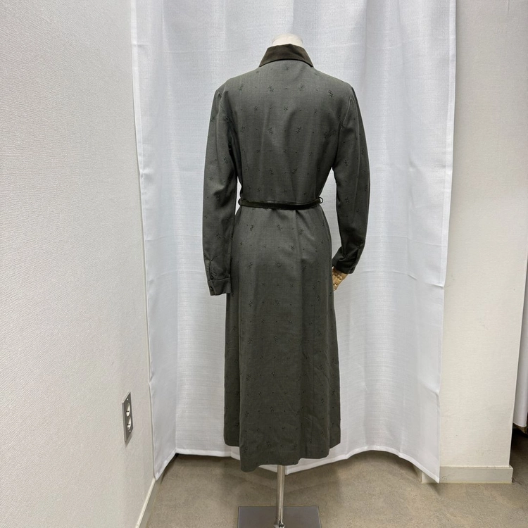 bcbg 자수 빈티지 롱원피스 롱드레스 벨트벨벳 5309 이미지