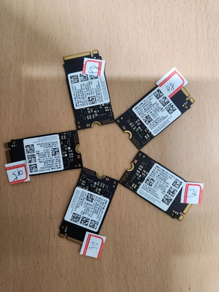 삼성 NVME 2240 SSD 256g 5개 일괄 - 안심되는 중고거래