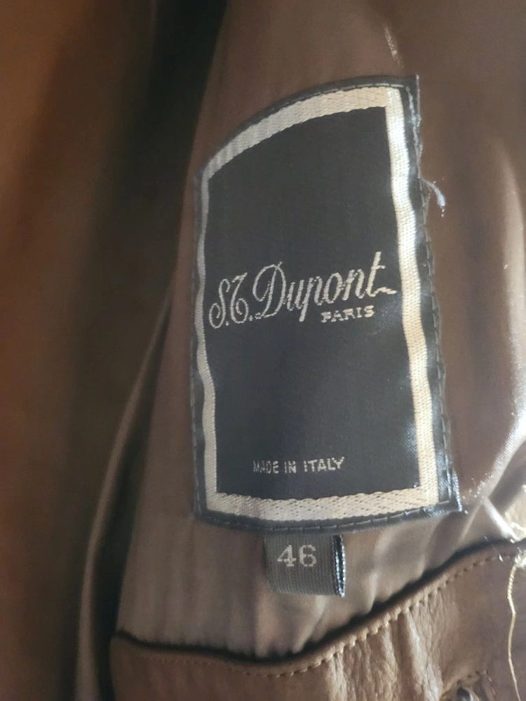 S.T.Dupont 송아지가죽 남성46자켓국내사이즈95정도 여성공용사이즈 정품 이미지