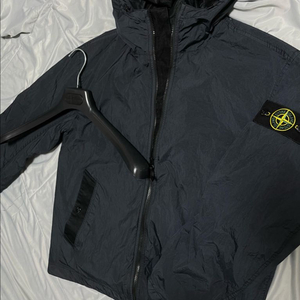 [L] 26ss 스톤아일랜드 크링클랩스 가먼트다잉 바람막이 자켓 다크네이비 이미지