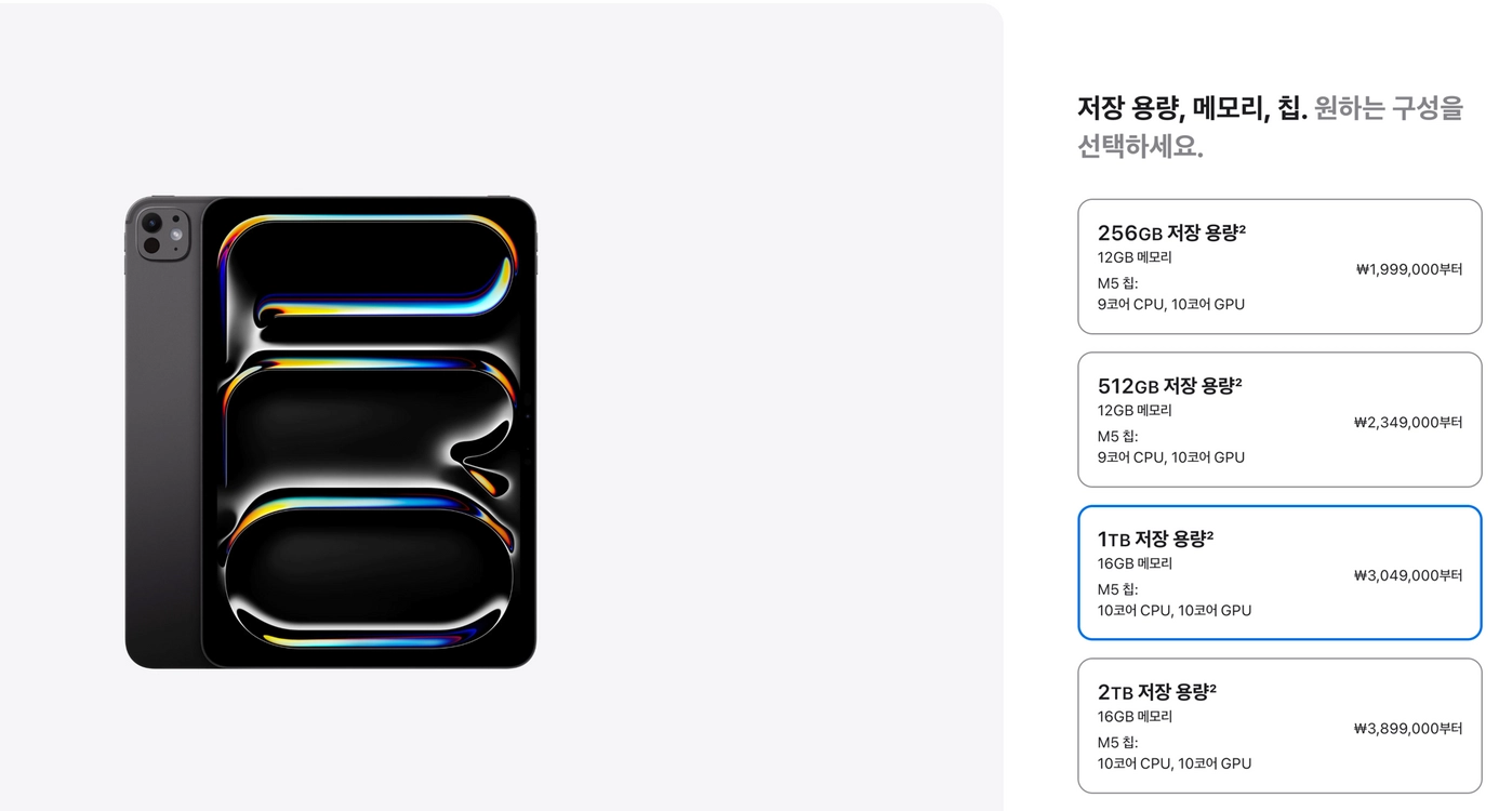 단순개봉) 아이패드 프로 11 m1 16gb 2tb 이미지