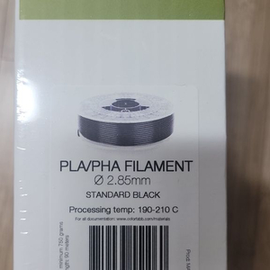 PLA/PHA 3D 프린팅 필라멘트 스탠다드 블랙 4박스 이미지