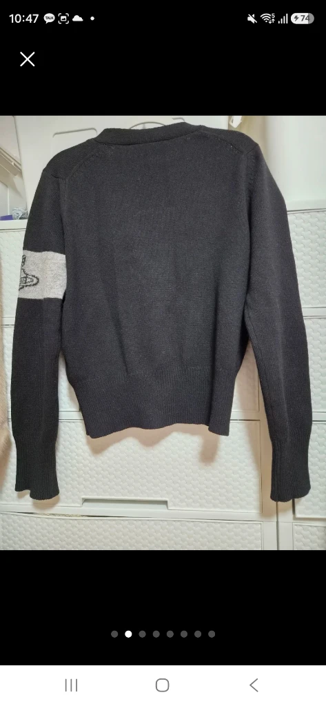 비비안웨스트우드 민트급 앵글로매니아 블랙 가디건 S 이미지