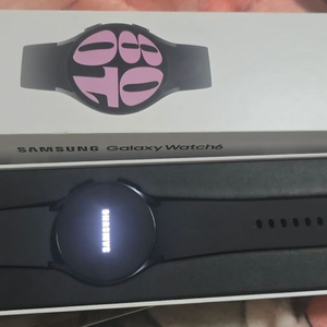 갤럭시워치6 블랙 스마트워치 40mm 이미지