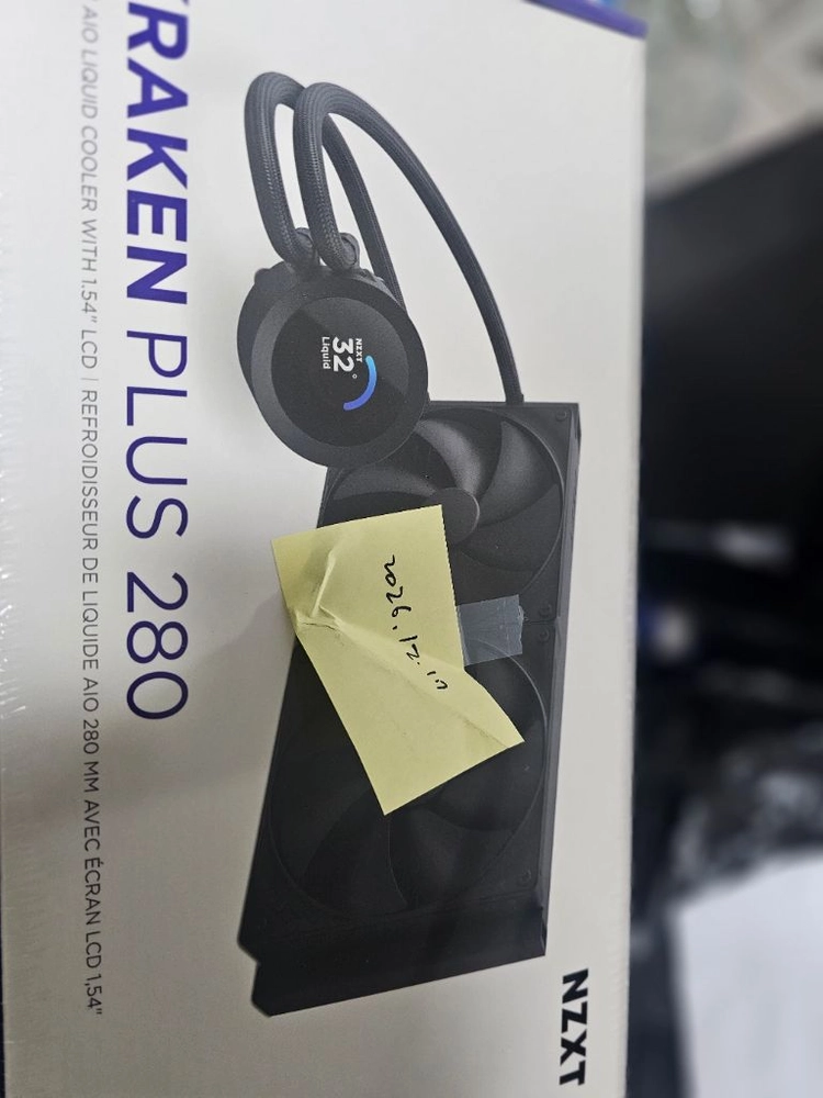 NZXT 크라켄 플러스 280 수냉쿨러 미개봉 이미지