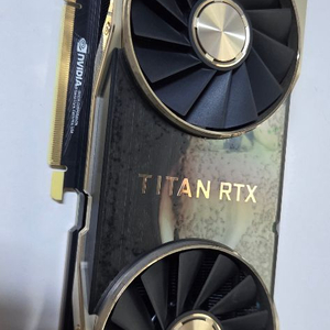 nvidia TITAN RTX 24GB 그래픽카드 이미지