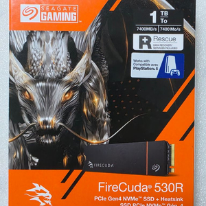 (미개봉) 시게이트 파이어쿠다 530R NVMe SSD 1TB 이미지