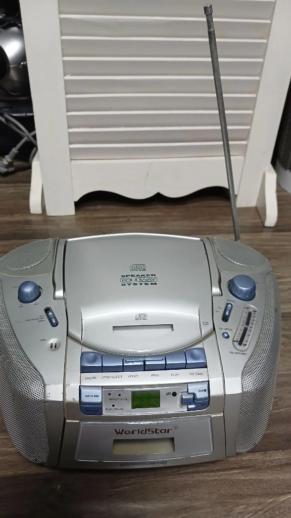 월드스타 CD 라디오 실버 이미지