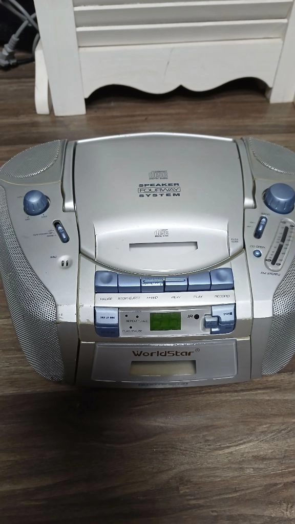 월드스타 CD 라디오 실버 이미지