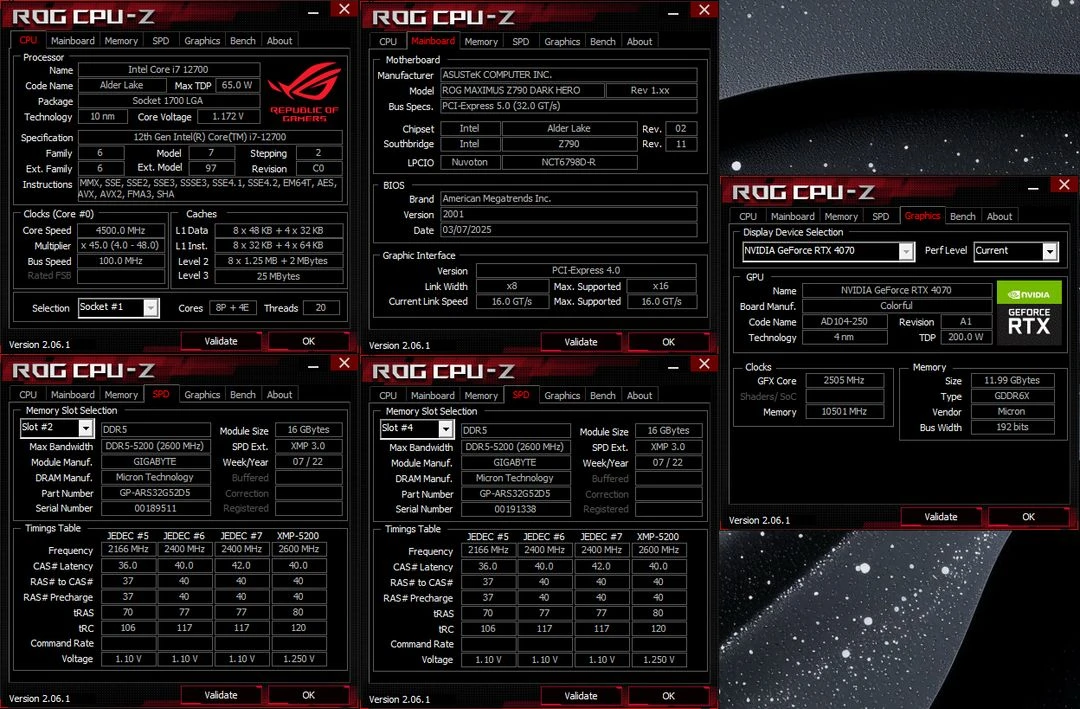 조립 컴퓨터 i7/4070/DDR5 32GB/1.8tb 이미지