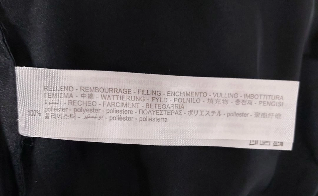 자라(ZARA) 다이아고날 푸퍼 패딩 자켓 / S사이즈 (블랙) 이미지