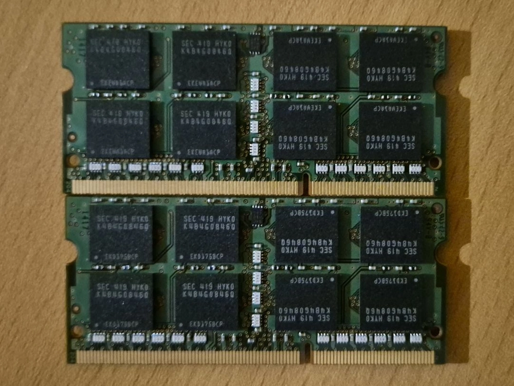 삼성전자 노트북용 DDR3 램(PC3L-12800S) 8GB x 2개 일괄 이미지
