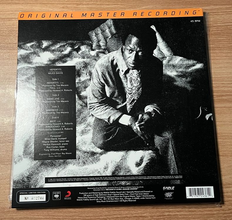 마일스 데이비스 Miles Davis Nefertiti LP Vinyl 이미지