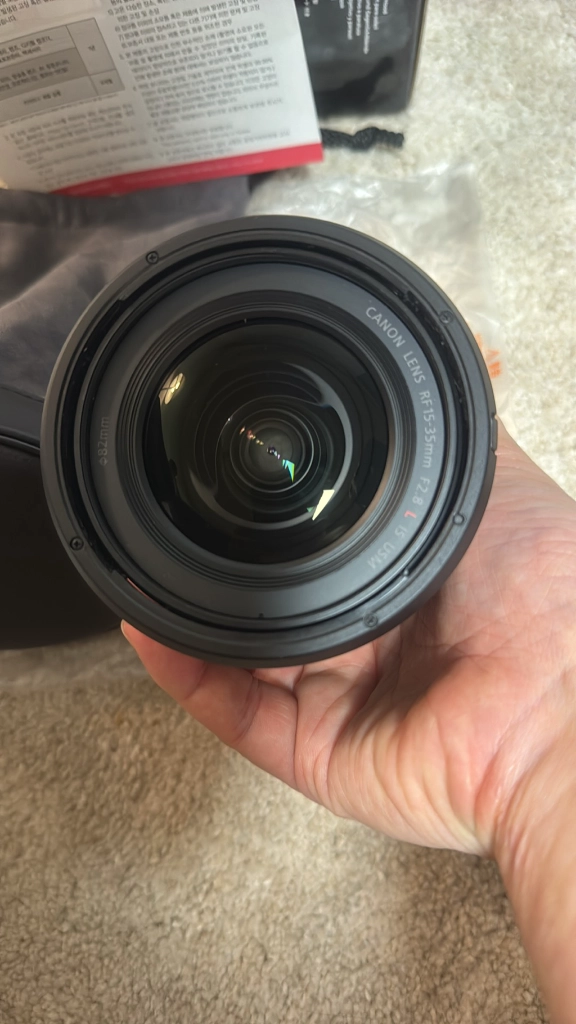 보증1년 이상 남음 캐논 RF 15-35mm F2.8 L IS USM 초광각 L렌즈 미러리스 줌렌즈 이미지