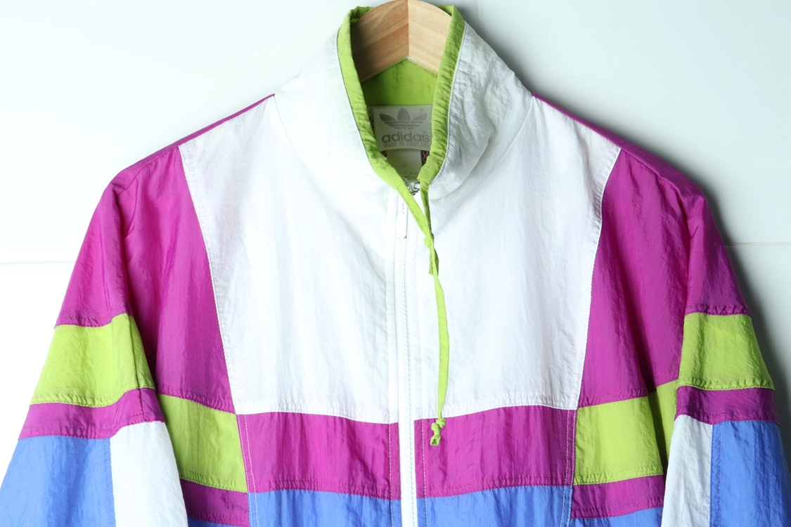(M-L) 아디다스 집업 바람막이 점퍼자켓 80S년대 이미지