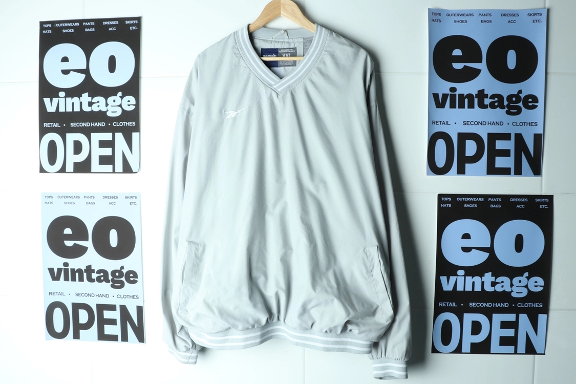 (2XL-3XL) 리복 집업 바람막이 점퍼자켓 이미지