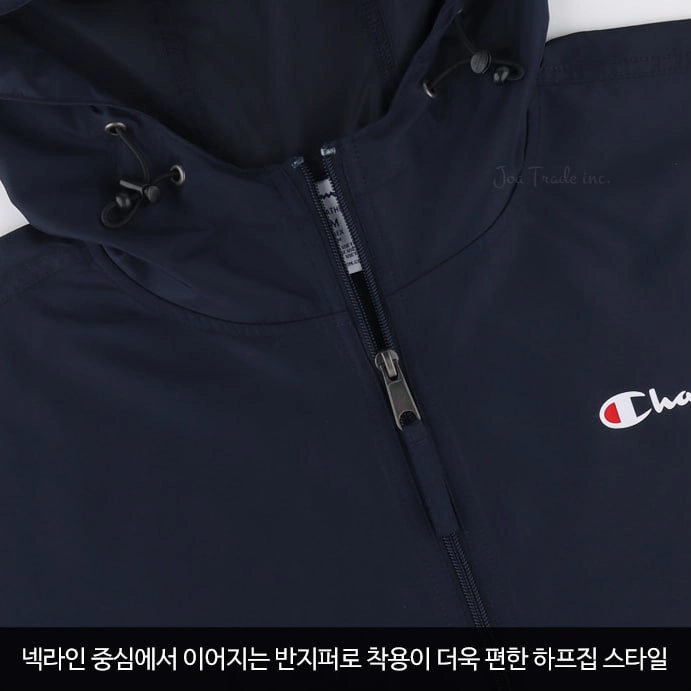 [미착용 제품] 챔피온 US라인 로고 스타디움 패커블 아노락 재킷 네이비 M L XL 이미지