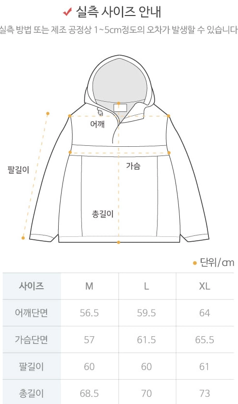 [미착용 제품] 챔피온 US라인 로고 스타디움 패커블 아노락 재킷 네이비 M L XL 이미지